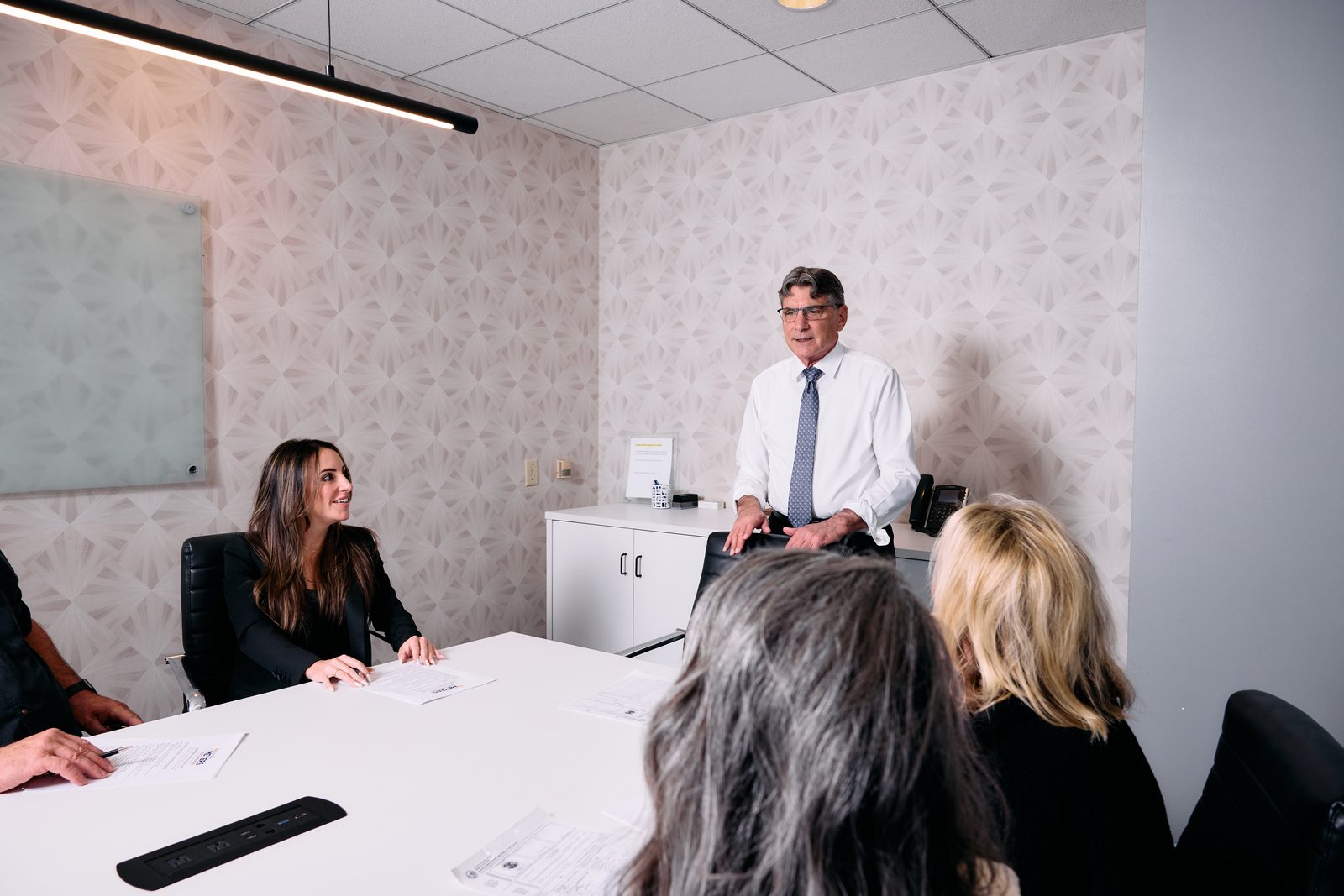 Scott leading a meeting