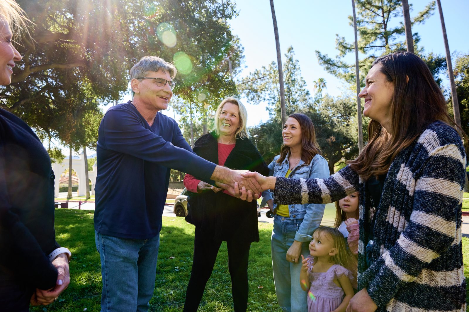Scott meeting families who care about safety
